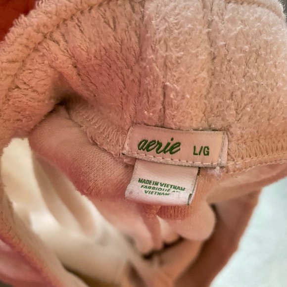 Aerie Cozy Good Vibes Jogger Sweatpants Off-White - Size L - Picture 7 of 7